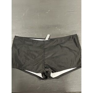 Torrid‎ Swim Shorts Women's 4X Black Active Plus Size Active Stretchy Swimming